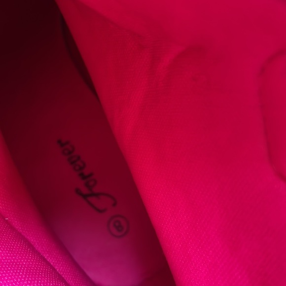 Pink Rhinestone Cowgirl Ankle Boots Sz 8 - Picture 6 of 7